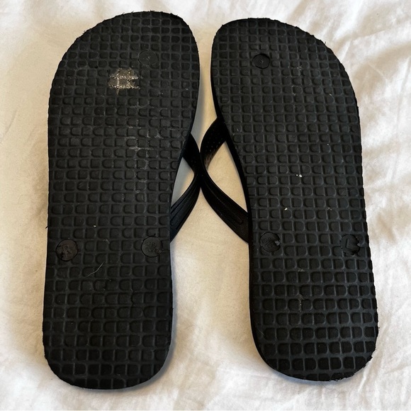 DC green and black flip flops men’s size 11 - Picture 6 of 10